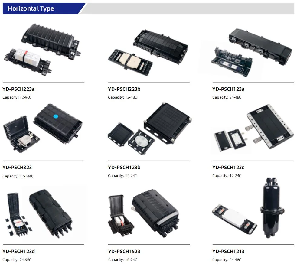 Chinese Supplier Hot Selling 48 Cores Fiber Optic Splice Closure for FTTH