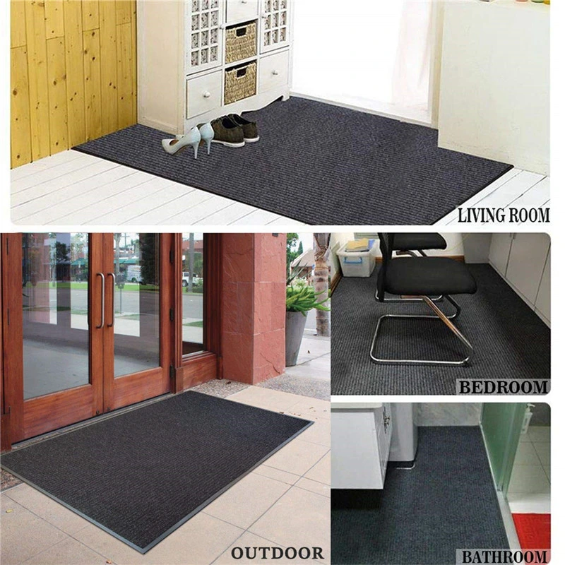 Heavy Duty Non Slip Barrier Mat Large Small Rugs Runner Kitchen Door Hall (90X150, Grey)