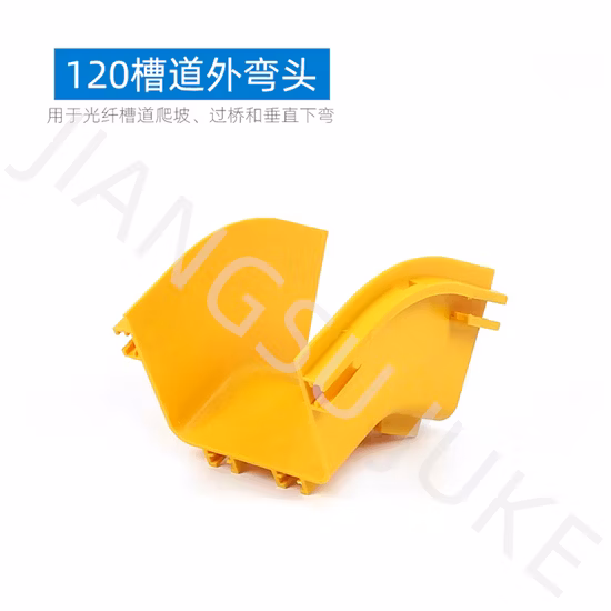 黄色の PVC トランペット スピンアウト キットおよびその他のファイバー チャネル パーツ