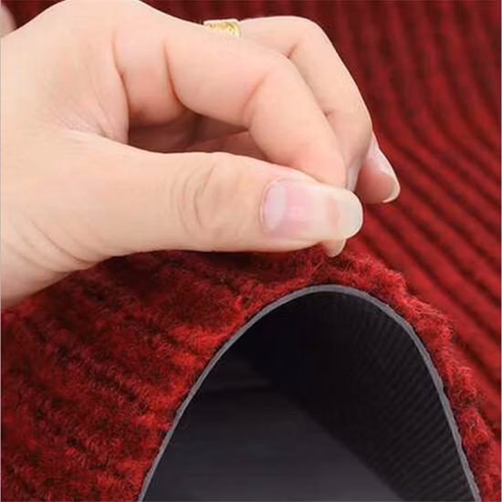 汚れストッパー カーペット ランナー 60cm X 160cm グレー/ブラック。 ノンと